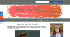 Desktop Screenshot of karenpashley.com